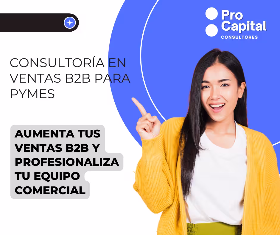 Aumenta tus Ventas B2B y Profesionaliza tu Equipo Comercial