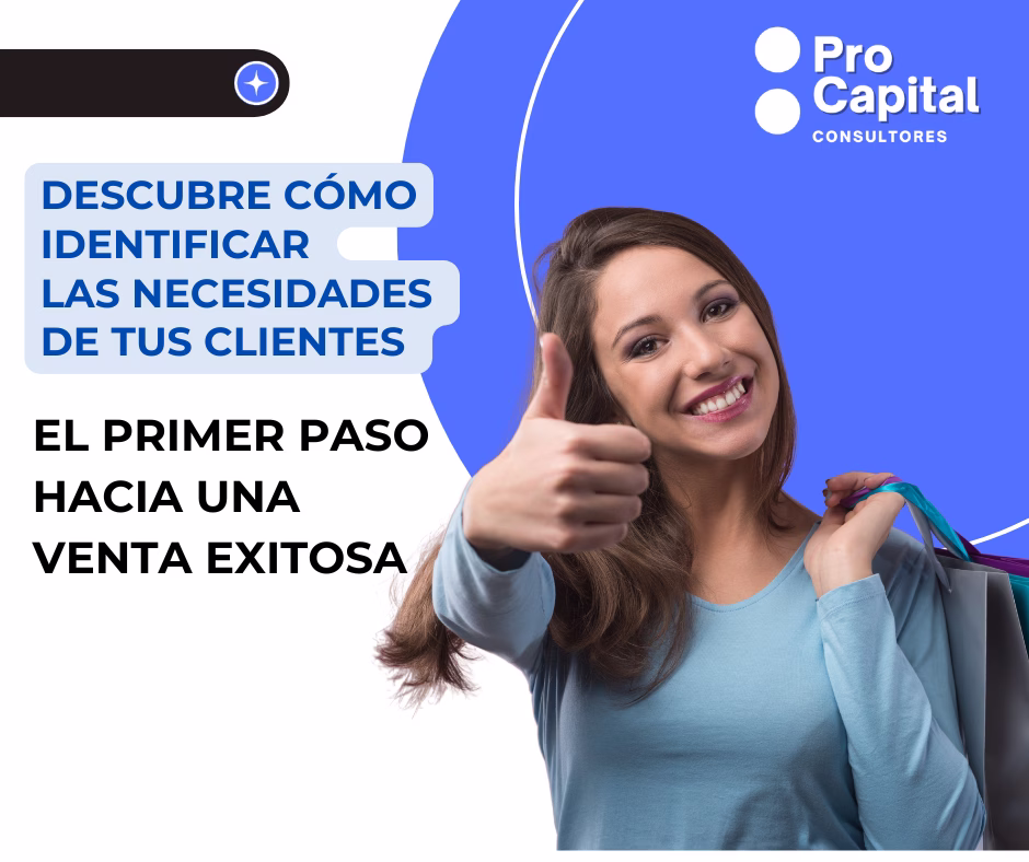 Imagen que ilustra estrategias para identificar las necesidades del cliente y mejorar las ventas, con enfoque en la escucha activa y diagnóstico personalizado.