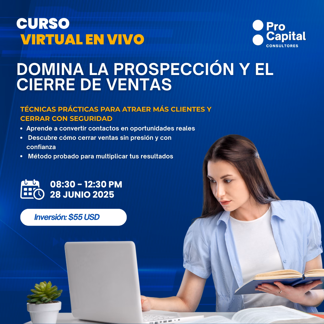 Curso virtual en vivo Excelencia en el Servicio al Cliente