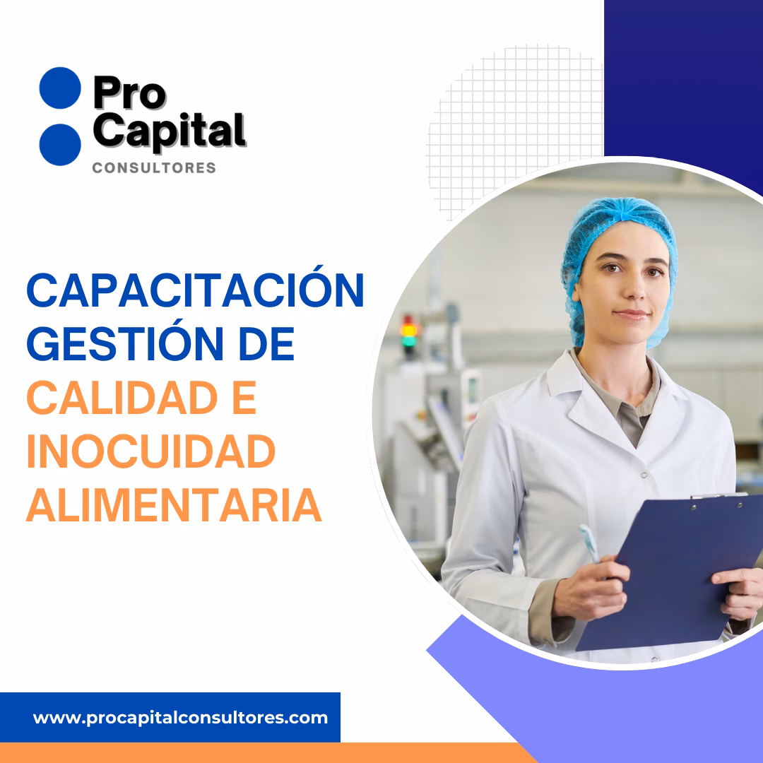 Capacitación en Gestión de Calidad e Inocuidad Alimentaria