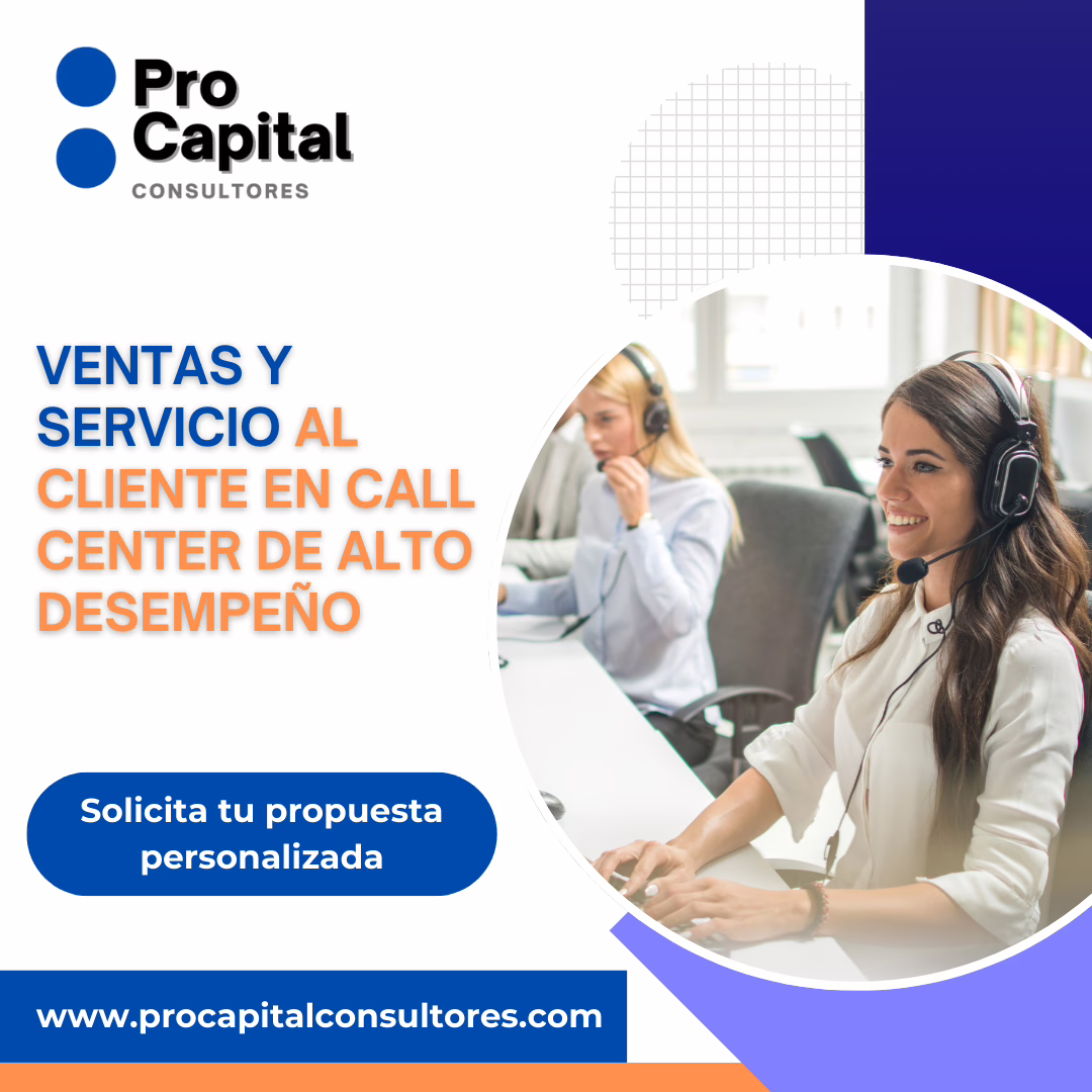 Capacitación en ventas y servicio al cliente para call center