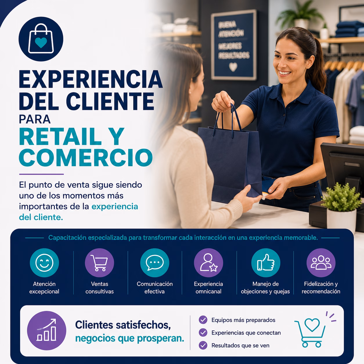 Experiencia del Cliente para Retail y Comercio